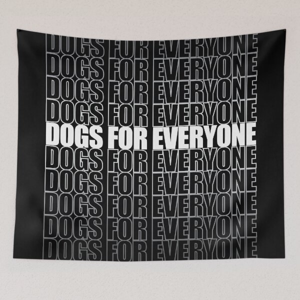 Item preview, Dogs For Everyone Pink Repeat designed and sold by Jennifer Church.