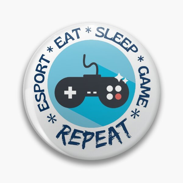 Item preview, Esport Eat Sleep Game Repeat designed and sold by Joy Poddar.