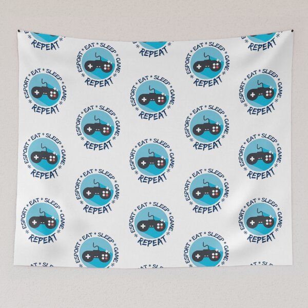 Item preview, Esport Eat Sleep Game Repeat designed and sold by Joy Poddar.