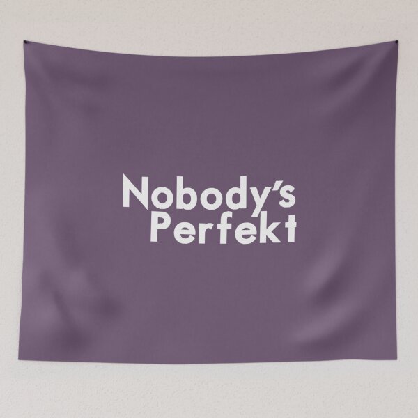 Item preview, Nobodys Perfekt designed and sold by LittleQuine.