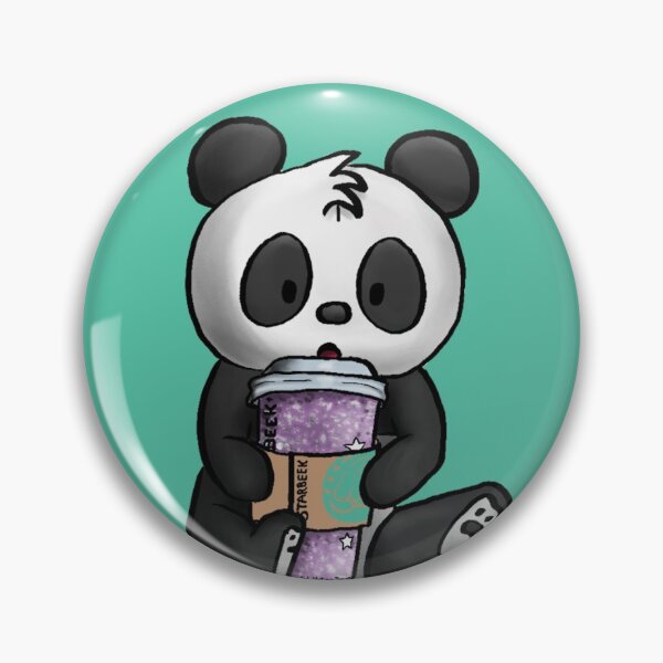 Item preview, Coffee Lover - Panda Drinking Starbeek  designed and sold by adevenneyart.