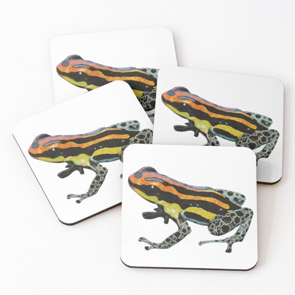 Item preview, Orange stripe dart frog designed and sold by sarcohpagus.