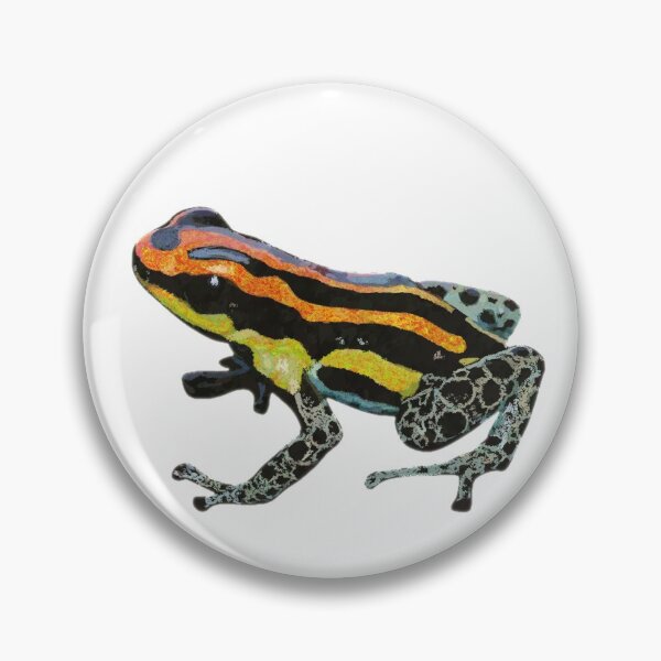 Item preview, Orange stripe dart frog designed and sold by sarcohpagus.