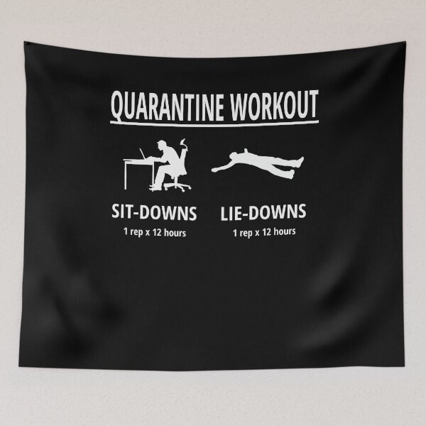 Item preview, Quarantine Workout Sit-Downs & Lie-Downs designed and sold by NeXore.