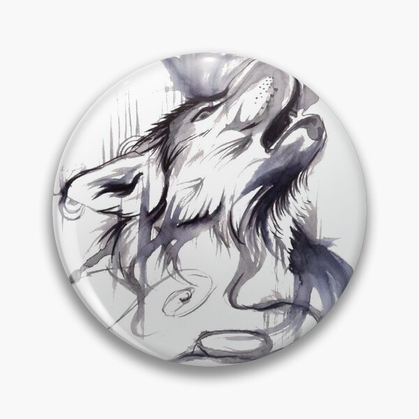 Item preview, Watercolor Painted Beast Wolf Art designed and sold by Cat2D.
