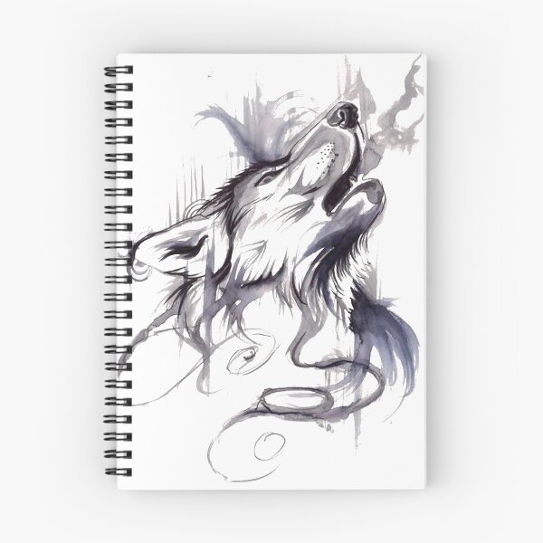 Item preview, Watercolor Painted Beast Wolf Art designed and sold by Cat2D.
