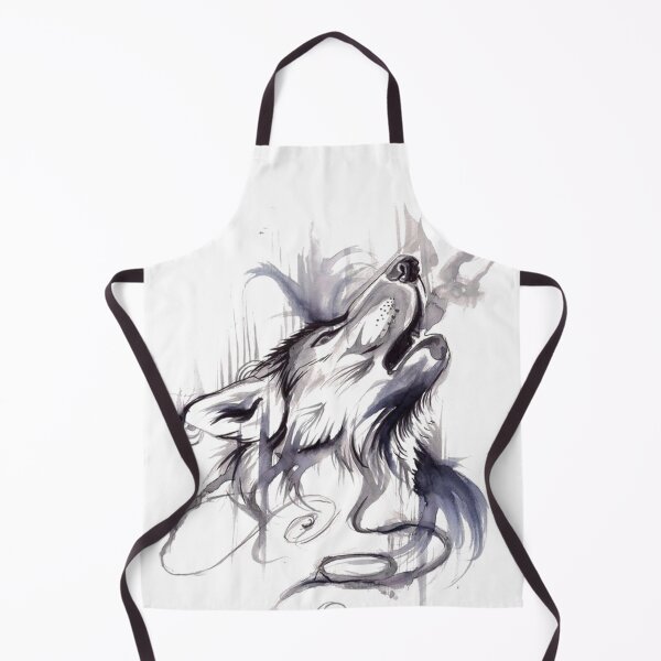 Item preview, Watercolor Painted Beast Wolf Art designed and sold by Cat2D.
