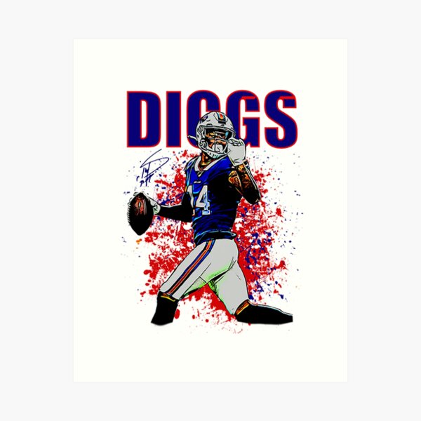 Stefon Diggs Alternate Jersey Poster for Sale by designsheaven