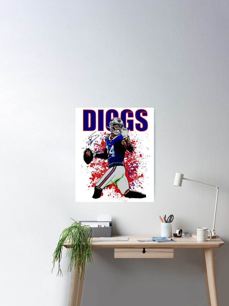 Stefon Diggs Poster Buffalo Bills Wall Art Printable Kids 