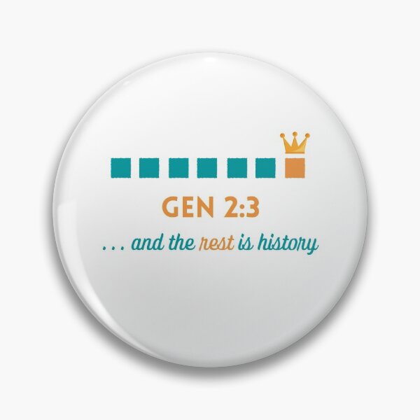 Item preview, Shabbat Pun - Genesis 2:3  designed and sold by PerryPerryCo.