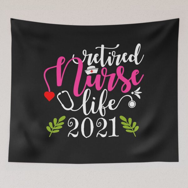 Item preview, Retired Nurse 2021 Nursing Retirement Gift Est 2021 designed and sold by Grewal21.