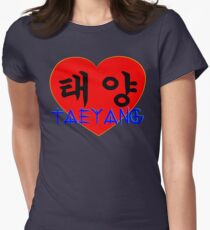♥♫I Love Taeyang-Fabulous K-Pop Clothes & Phone/iPad/Laptop/MackBook Cases/Skins & Bags & Home Decor & Stationary & Mugs♪♥ Women's Fitted T-Shirt