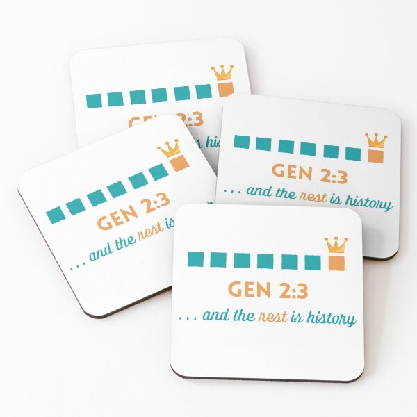 Item preview, Shabbat Pun - Genesis 2:3  designed and sold by PerryPerryCo.