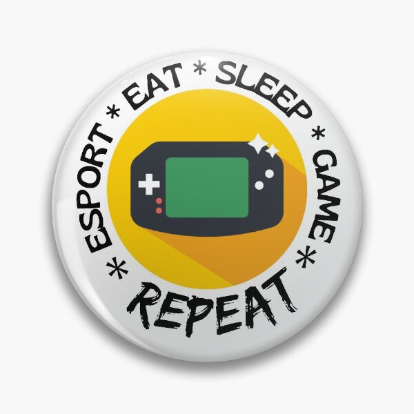 Artikelvorschau, Esport Eat Sleep Spielwiederholung entworfen und verkauft von Joy Poddar.