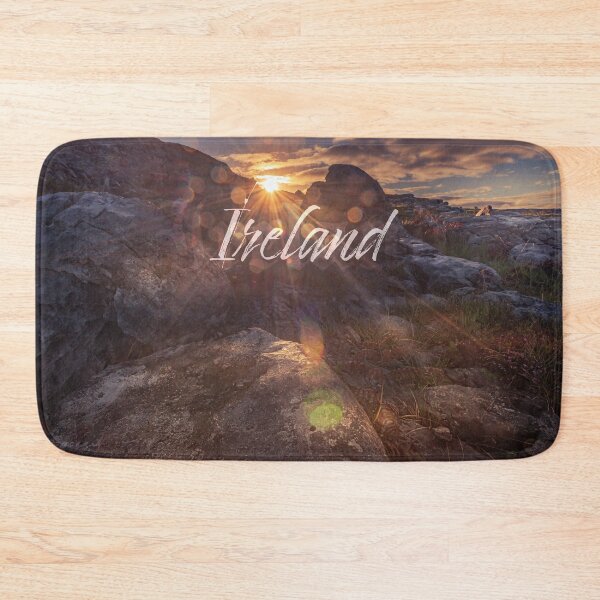 Item preview, IRELAND- Burren Rocks Sunrise, County Clare - Irish Landscape designed and sold by AOKeeshkaPhotos.
