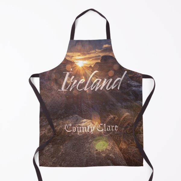 Item preview, IRELAND, County Clare - Burren Rocks Sunrise - Irish Landscape designed and sold by AOKeeshkaPhotos.
