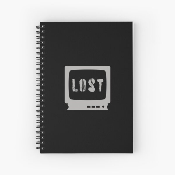 Lost Retro TV Spiral Notebook