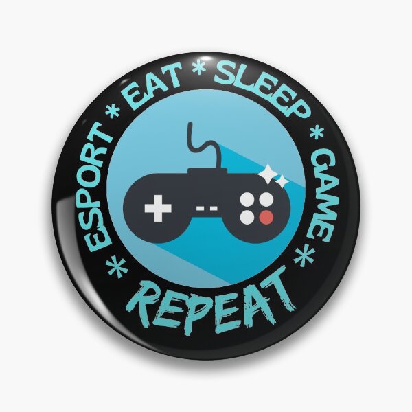 Artikelvorschau, Esport Eat Sleep Spielwiederholung entworfen und verkauft von Joy Poddar.