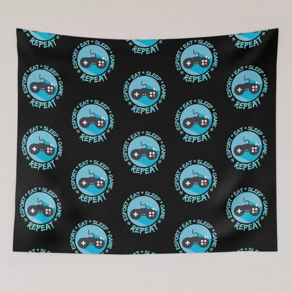 Item preview, Esport Eat Sleep Game Repeat designed and sold by Joy Poddar.