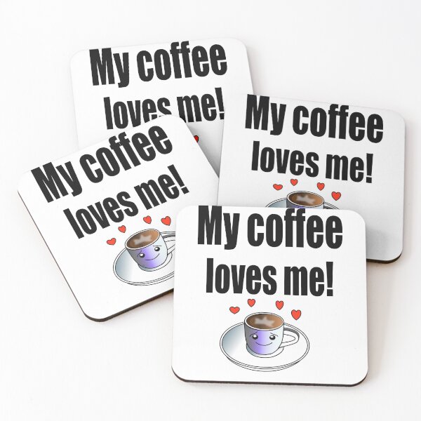 Item preview, My Coffee Loves Me! designed and sold by TJHstudio.