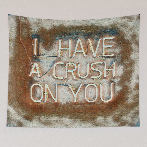 Item preview, GALATHI Valentine I have a Crush on You Brown - Valentine designed and sold by Galathi Designs.