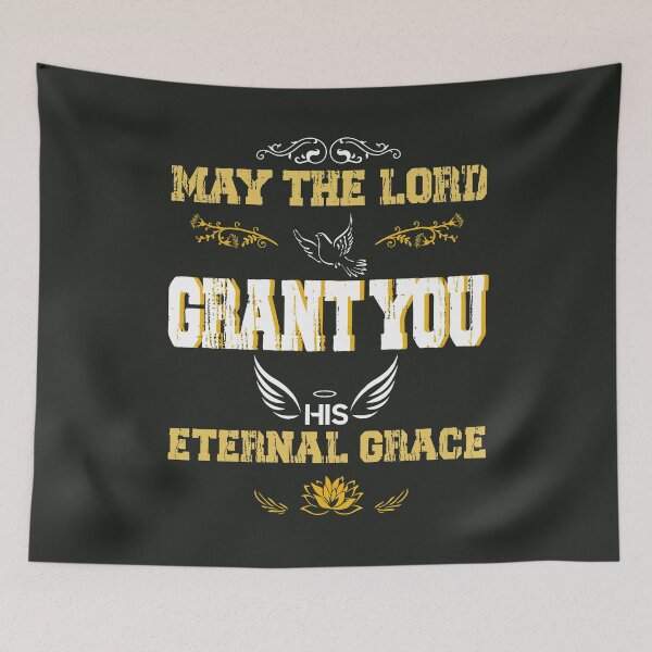 Item preview, Rest Prayer For the Dead May The Lord Grant You Eternal Peace designed and sold by LYSandCo.