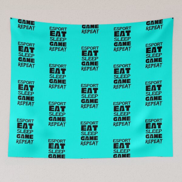 Item preview, Esport Eat Sleep Game Repeat designed and sold by Joy Poddar.