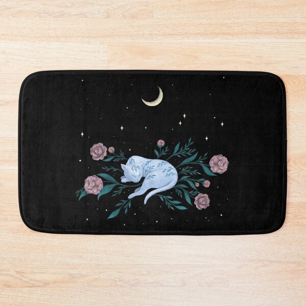Item preview, Cat Dreaming of Moon designed and sold by episodicDrawing.