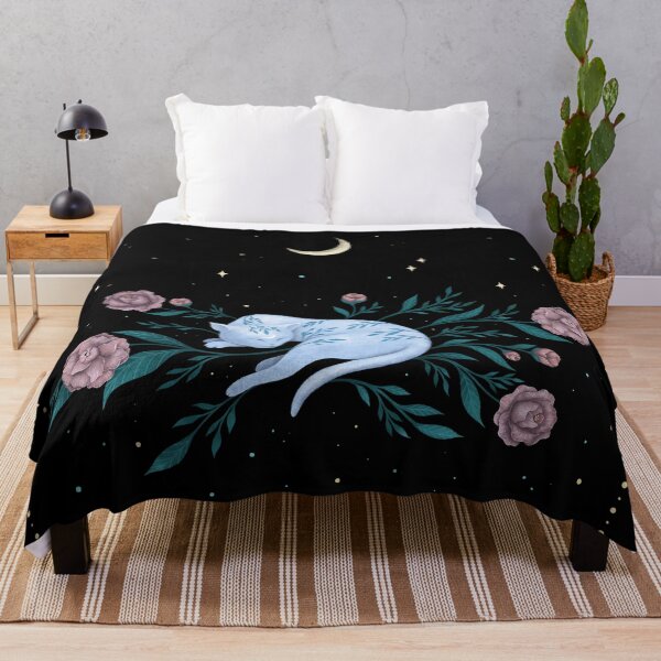 Item preview, Cat Dreaming of Moon designed and sold by episodicDrawing.