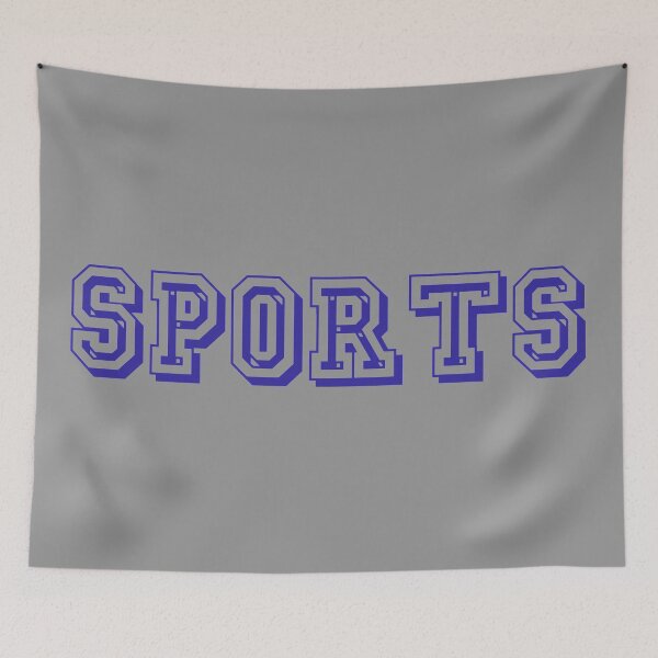 Item preview, SPORTS (Collegiate style) (blue) designed and sold by DotorEaon.
