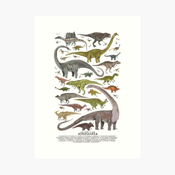 Dinosauria  Art Print