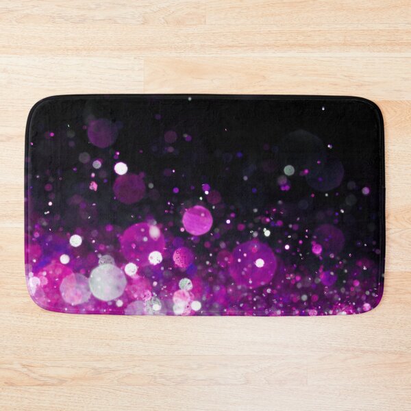 Item preview, Abstract magenta shiny lights on black background II designed and sold by fowons.
