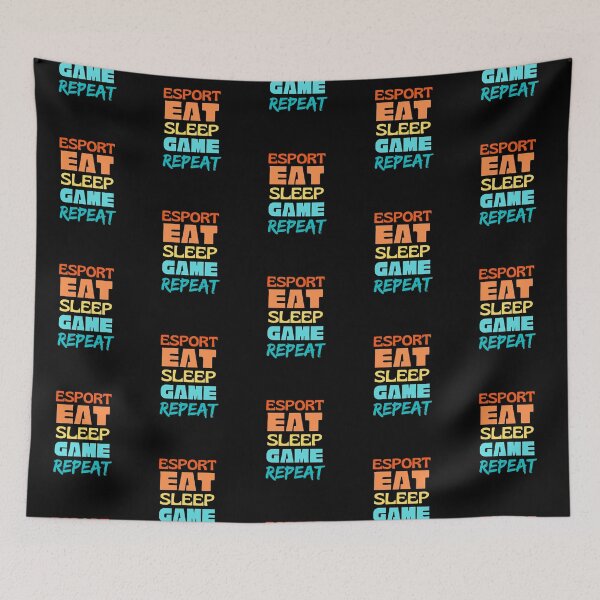 Item preview, Esport Eat Sleep Game Repeat designed and sold by Joy Poddar.