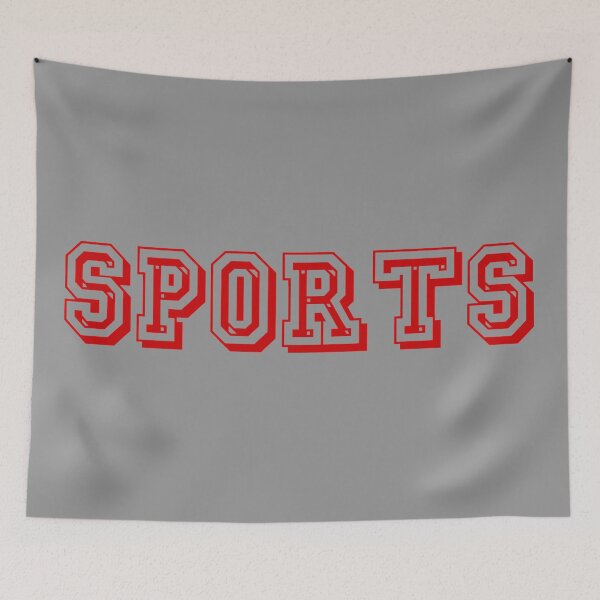 Item preview, SPORTS (Collegiate style) (red) designed and sold by DotorEaon.