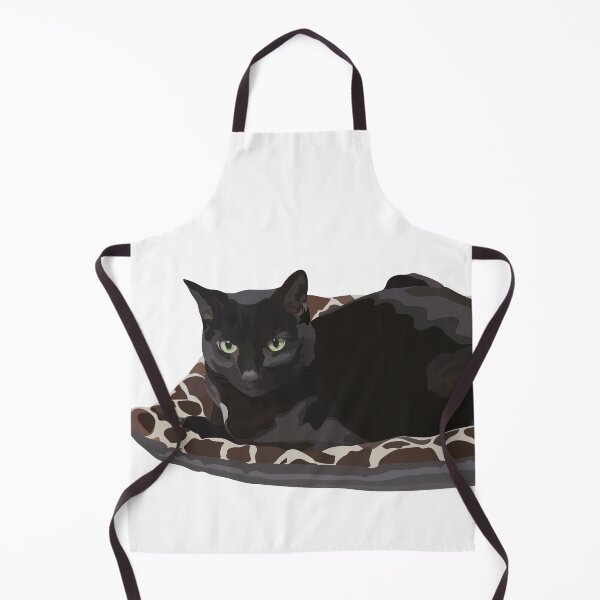 Item preview, Cute black cat on mat designed and sold by MiaoMiaoYu.