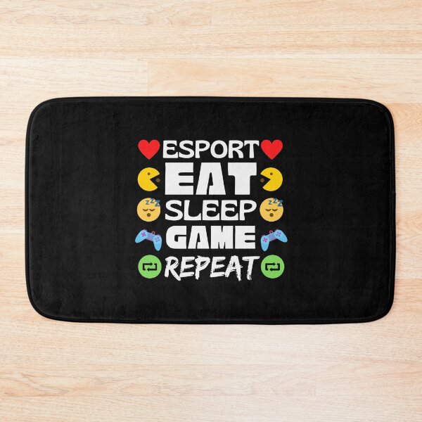 Item preview, Esport Eat Sleep Game Repeat designed and sold by Joy Poddar.
