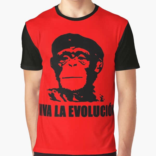 Vista previa del artículo con la obra «Viva la Evolución», diseñado y vendido por DrTigrou.