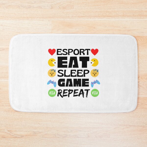 Item preview, Esport Eat Sleep Game Repeat designed and sold by Joy Poddar.