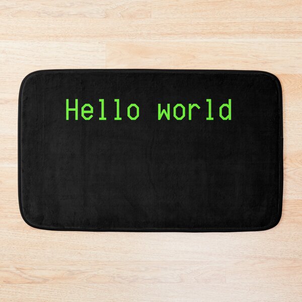 Item preview, HELLO WORLD computer designed and sold by TamaraSeagrams.