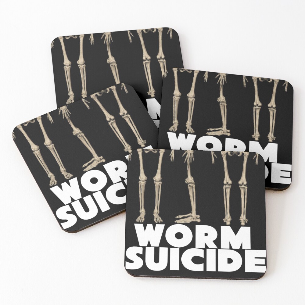 Item preview, Coasters (Set of 4) designed and sold by wormsuicide.