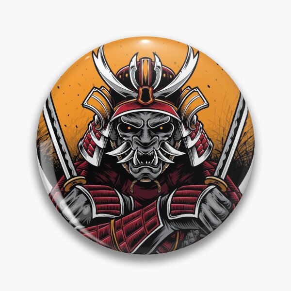 Item preview, Samurai Holding Dual Katana Art designed and sold by JTS STORE.