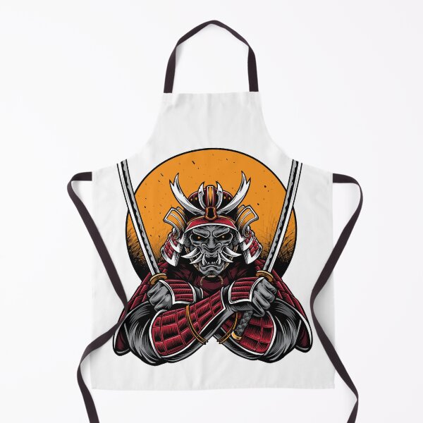 Item preview, Samurai Holding Dual Katana Art designed and sold by JTS STORE.