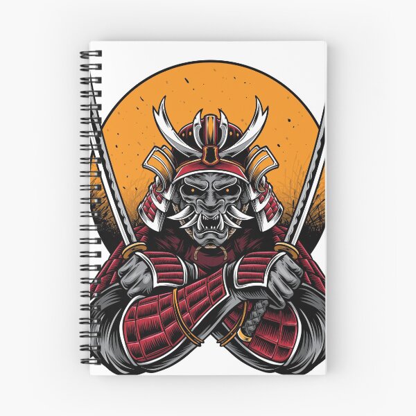 Item preview, Samurai Holding Dual Katana Art designed and sold by JTS STORE.