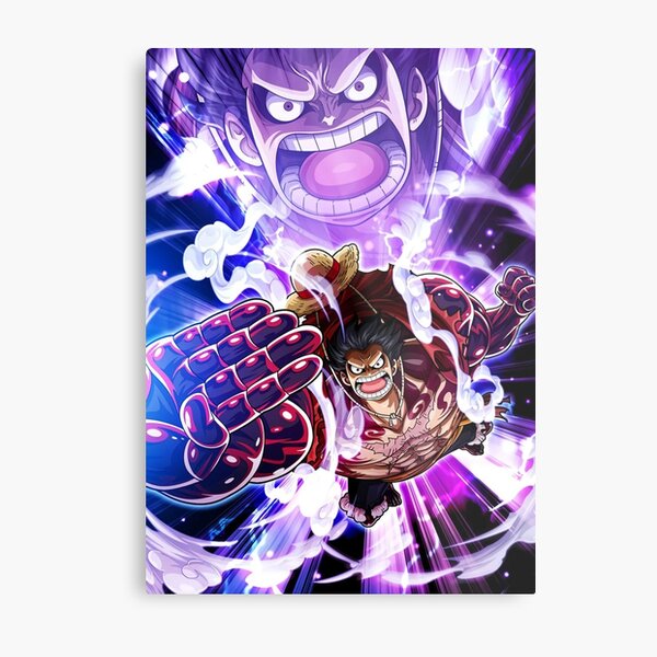 Luffy Gear 4th Bounce Man Metal Print By Mikemcgranger Redbubble