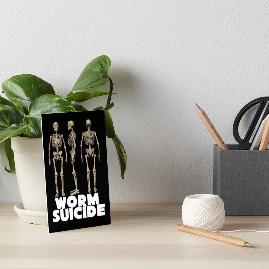 Item preview, Art Board Print designed and sold by wormsuicide.