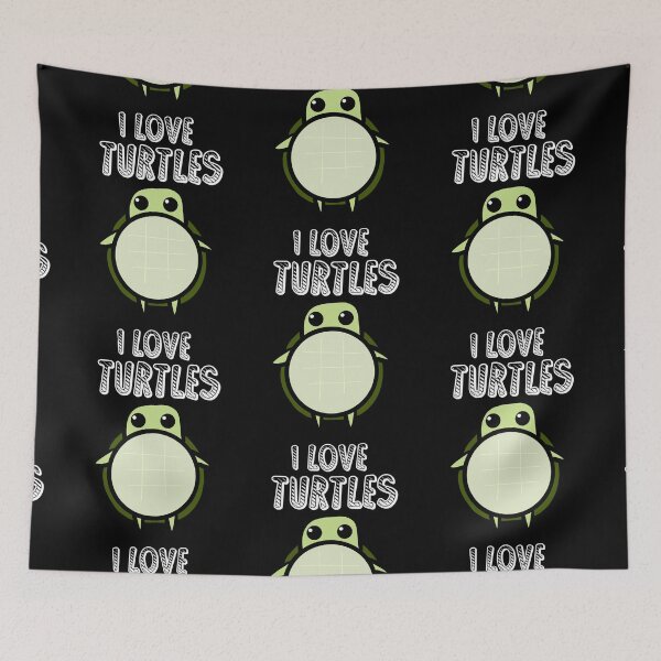 Item preview, I Love Turtles designed and sold by monster2me.