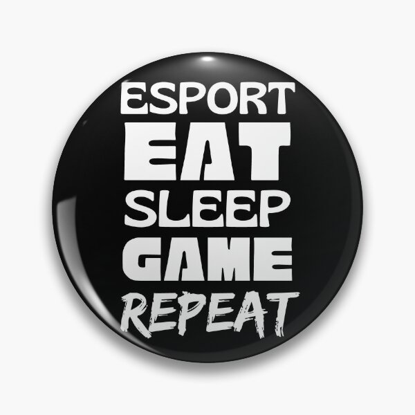 Artikelvorschau, Esport Eat Sleep Spielwiederholung entworfen und verkauft von Joy Poddar.