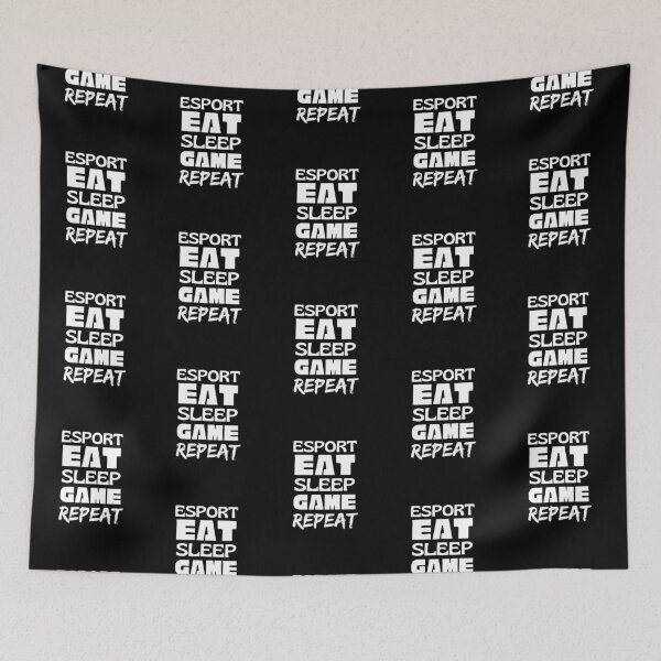 Item preview, Esport Eat Sleep Game Repeat designed and sold by Joy Poddar.