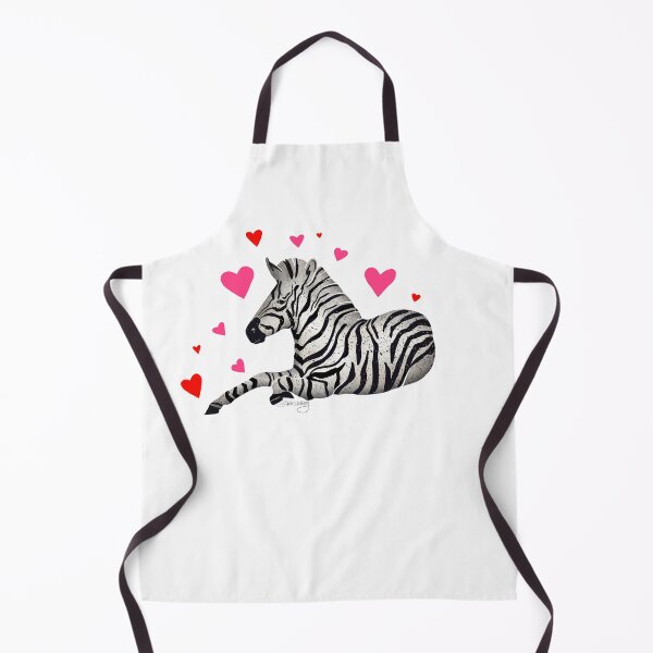 Item preview, Zebra with Hearts by Linda Sholberg designed and sold by Linda Sholberg.