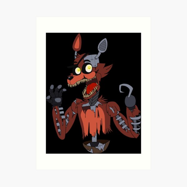 Withered foxy five nights at freddys 2 Art Print for Sale by